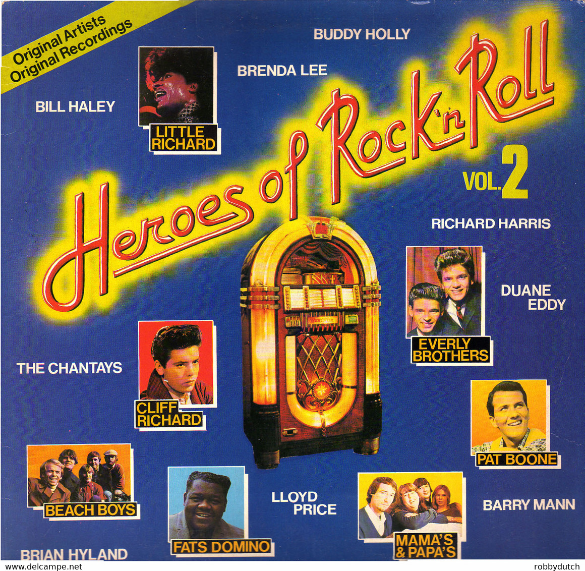 * LP *  HEROES OF ROCK ' N ROLL  Vol.2 - VARIOUS ARTISTS (Holland 1980) - Compilaties