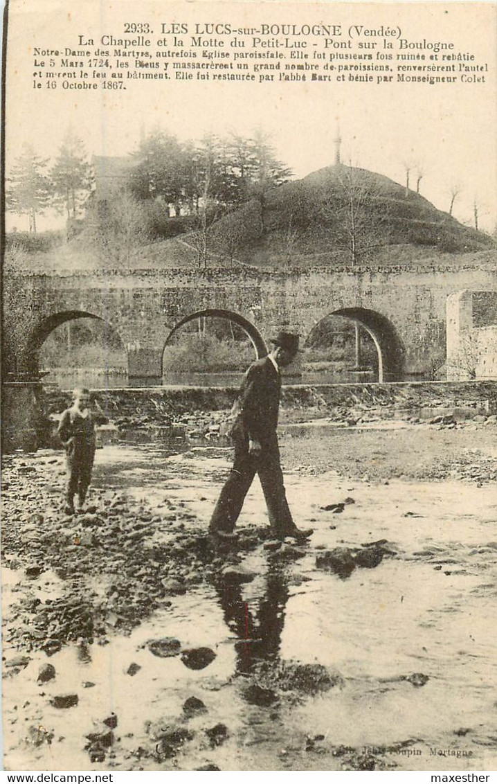 LES LUCS SUR BOULOGNE Le Pont Sur La Boulogne - Les Lucs Sur Boulogne