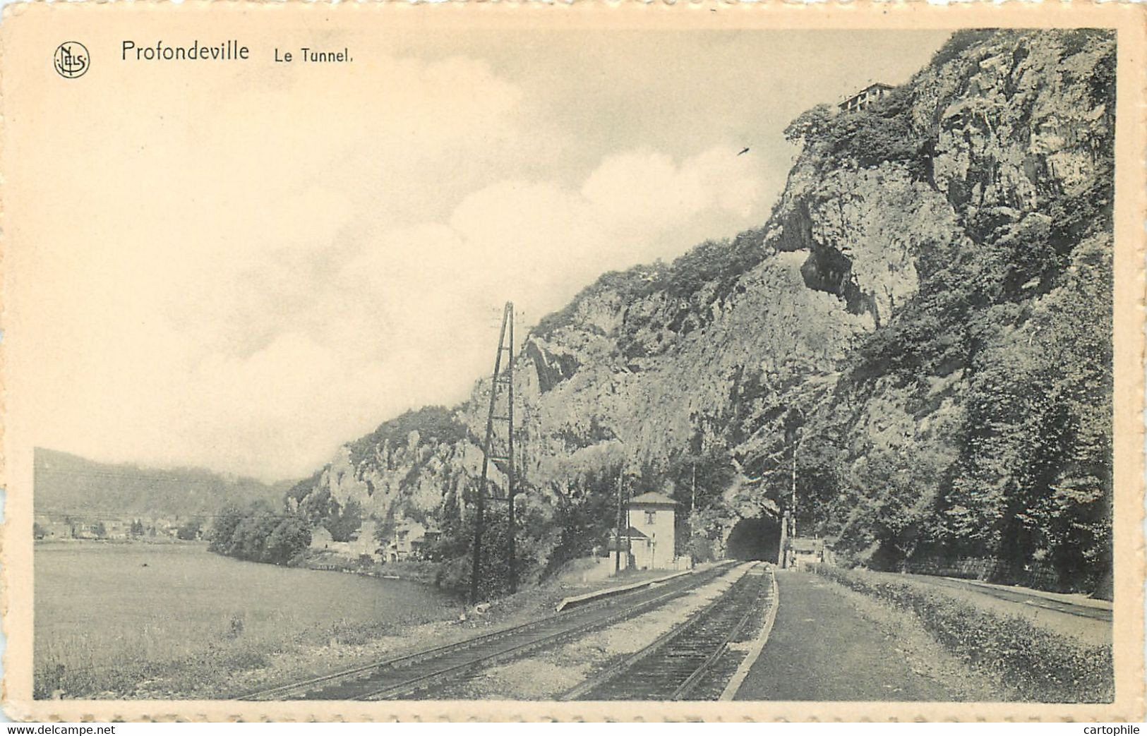 Belgique - PROFONDEVILLE - Le Tunnel Du Chemin De Fer En 1947 - Profondeville