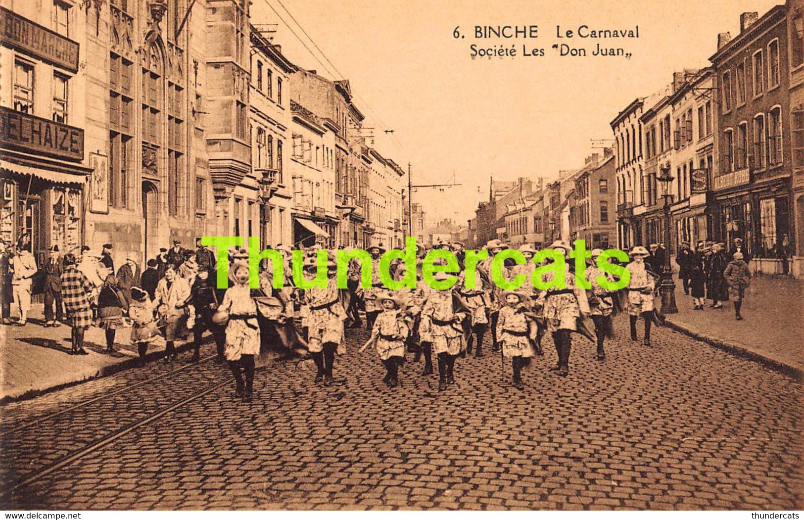 CPA BINCHE LE CARNAVAL SOCIETE LES DON JUAN - Binche