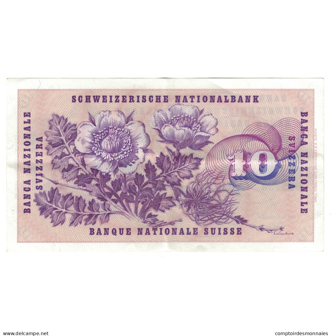 Billet, Suisse, 10 Franken, 1973, 1973-03-07, KM:45s, SUP - Suisse