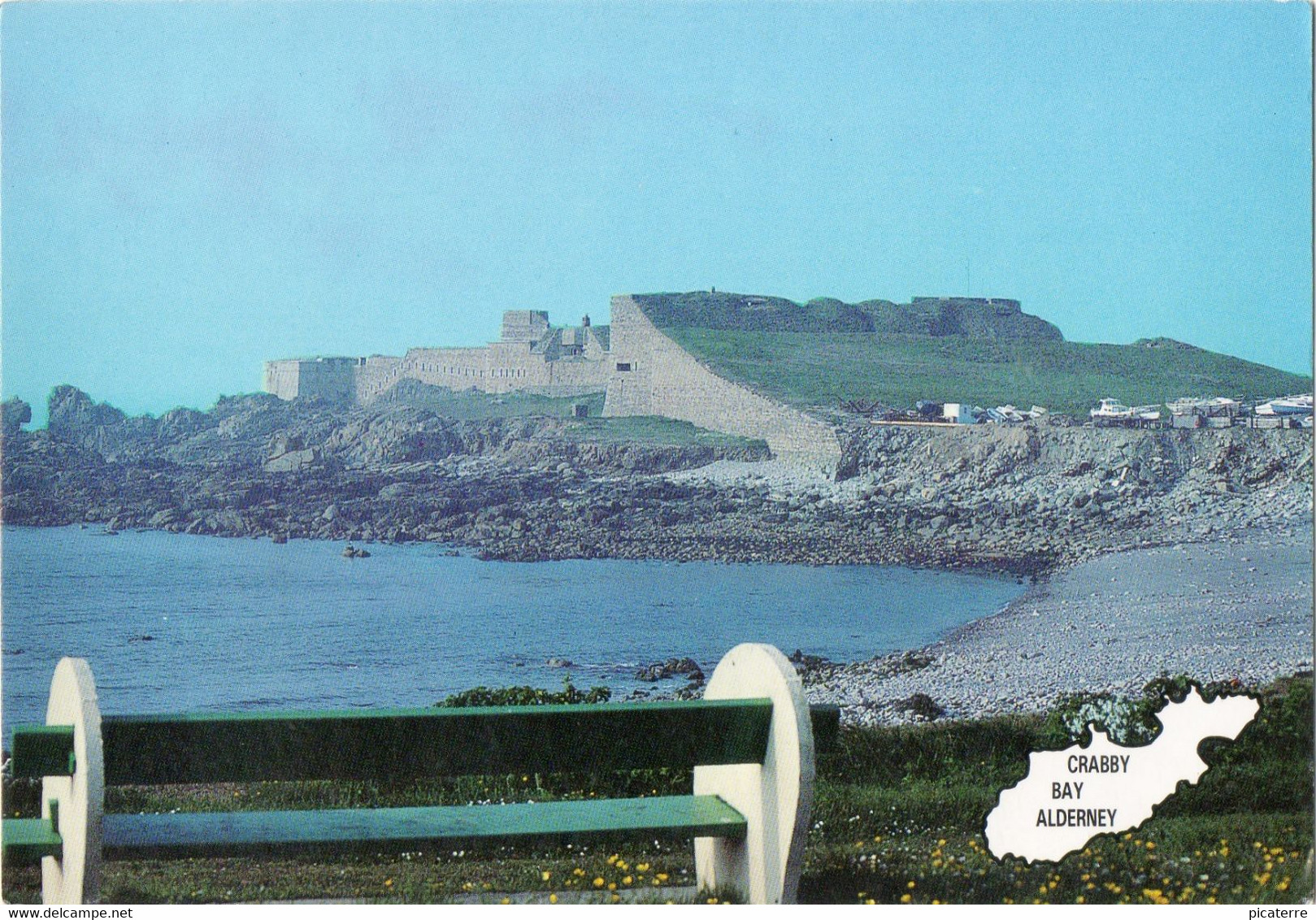 ALDERNEY -Crabby Bay  And Fort Grosnez On The North Coast -A4 -ile Aurigny - Alderney