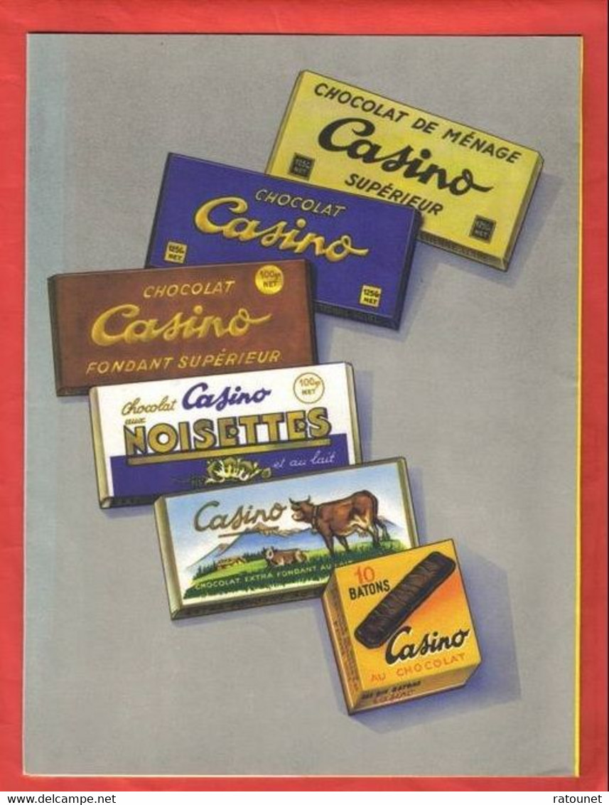 Collection CASINO - PROTEGE CAHIER - Saint Etienne  - Le CIEL Et Ses MERVEILLES - Chocolat Casino - Protège-cahiers