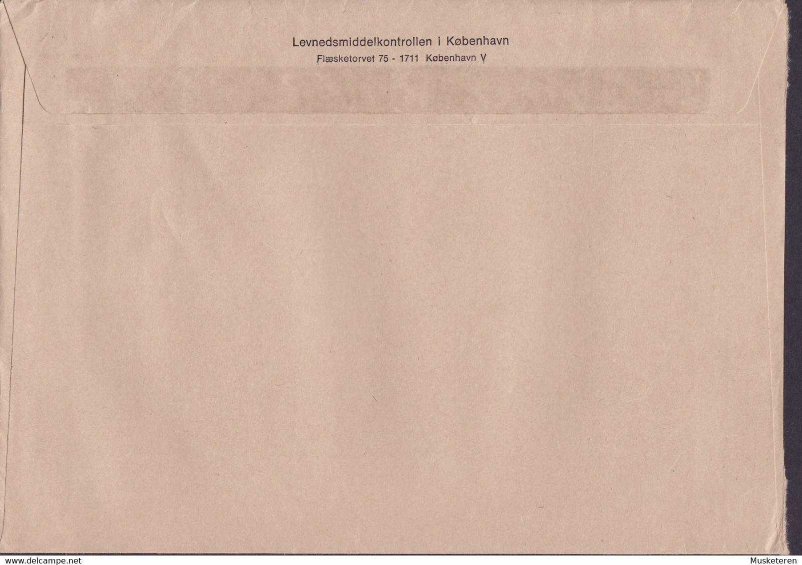 LEVNEDSMIDDELKONTROLLEN, KØBENHAVN PTM. 1982 Cover Brief Perfin Perforé Lochung 'WW' Waves Europa CEPT (Cz. Slania) - Variétés Et Curiosités