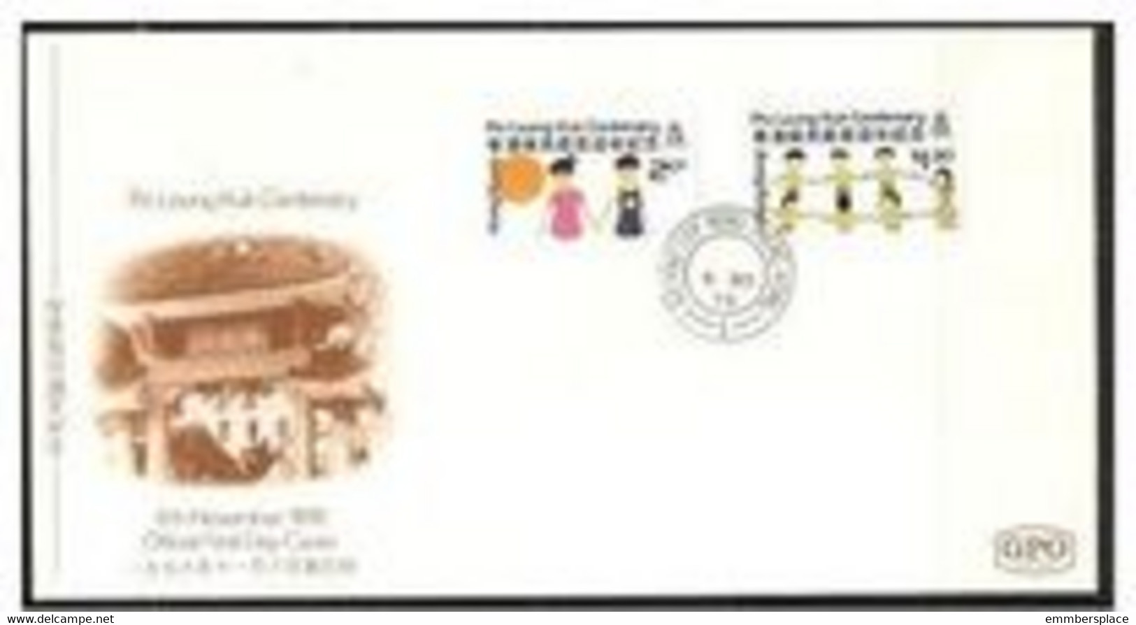 Hong Kong - 1978 Po Leung Kuk Centenary FDC  Sc 349-50 - FDC