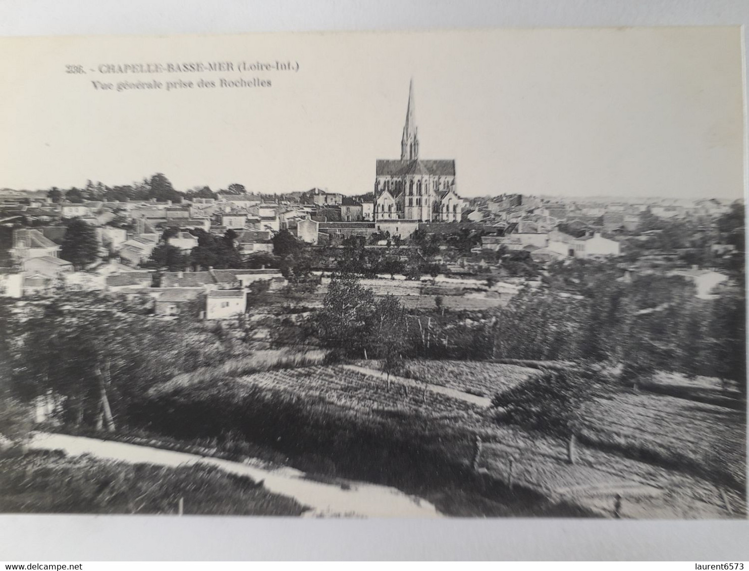 Carte Postal De La Chapelle-Basse-Mer, 44, Vue Prise Des Rochelle - La Chapelle Basse-Mer