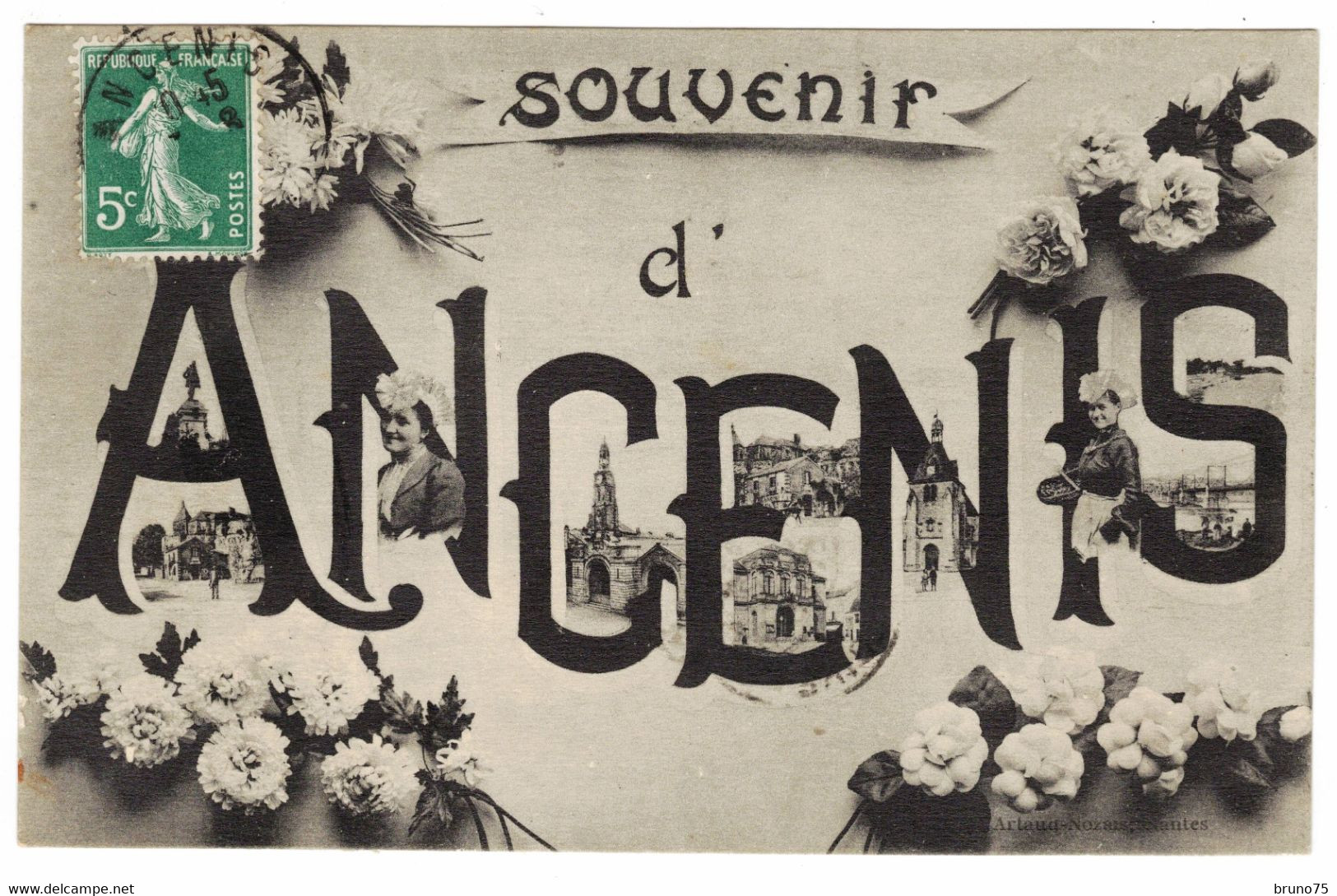 44 - Souvenir D'ANCENIS - 1912 - Ancenis