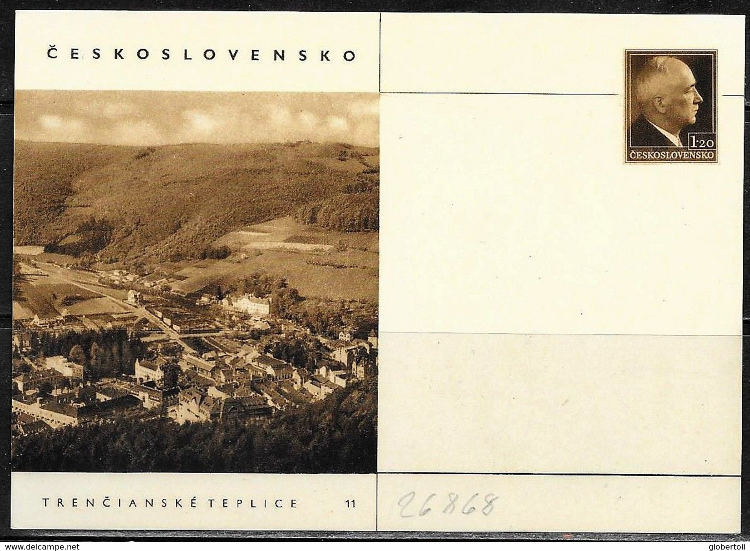 Cecoslovacchia/Czechoslovakia/Tchécoslovaquie: Intero, Stationery, Entier, Le Terme, The Spa, Les Thermes - Kuurwezen