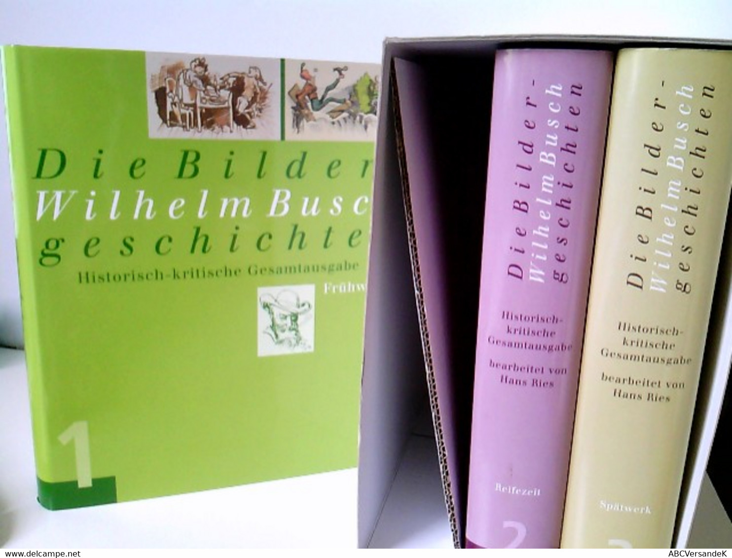 WILHELM BUSCH. Die Bildergeschichten: Historisch - Kritische Gesamtausgabe. Band 1: Frühwerk, Band 2: Reifezei - Humor