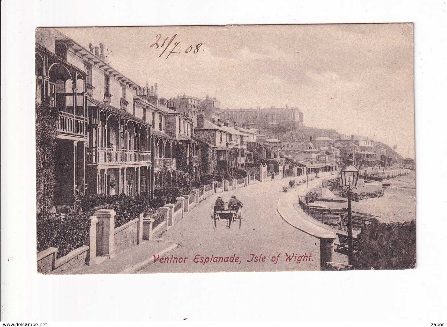 Isle Of Wight - Ventnor Esplanade - To Oostende Belgium - Ventnor