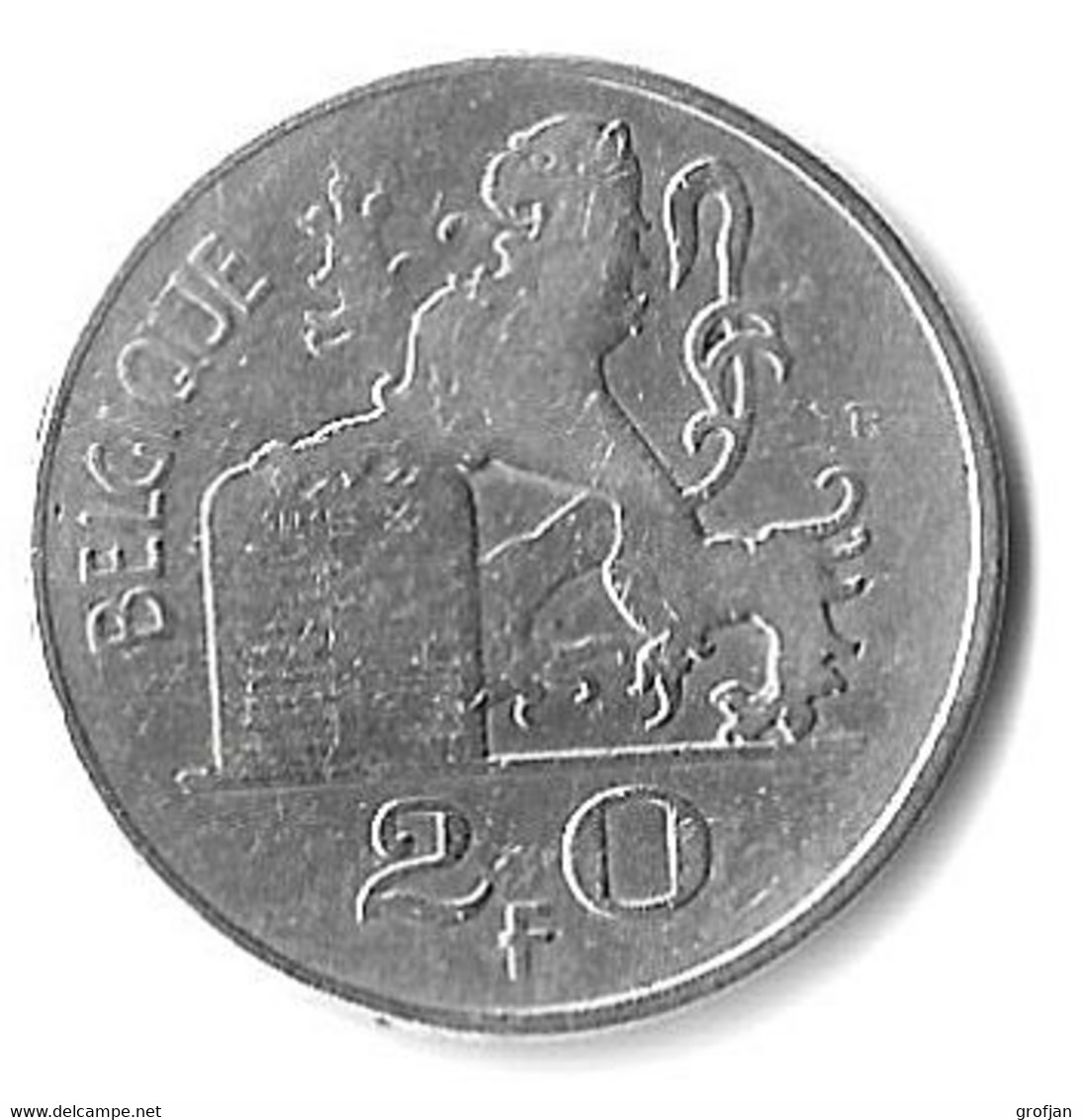 Belgien -Belgique - 20 Francs 1950 - Silver - 20 Franc