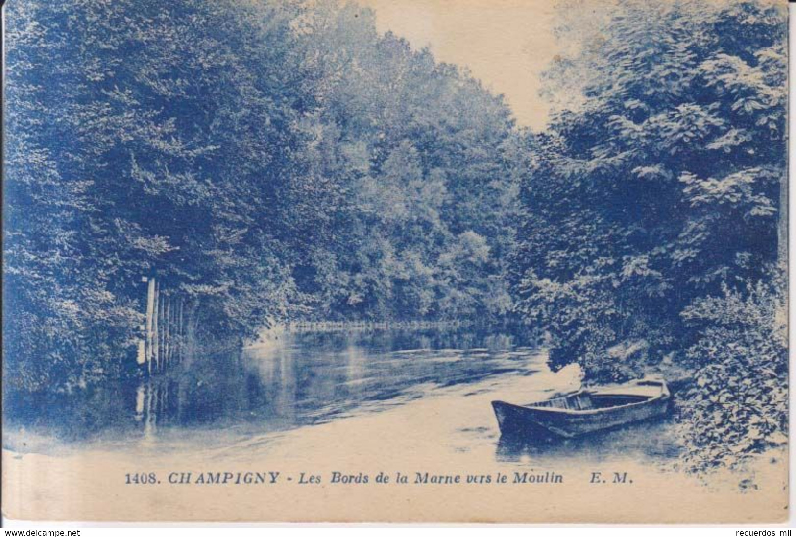 Champigny Les Bords De La Marne Vers Le Moulin - Champigny