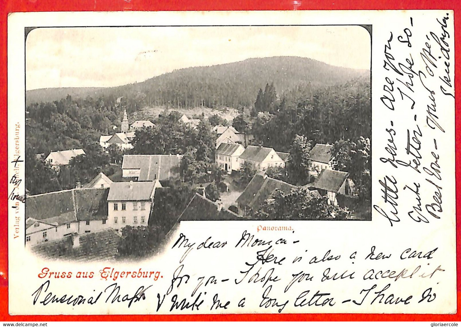 Aa8001 - Ansichtskarten VINTAGE POSTCARD: GERMANY Deutschland - Elgersburg GRUSS AUS 1900 - Elgersburg