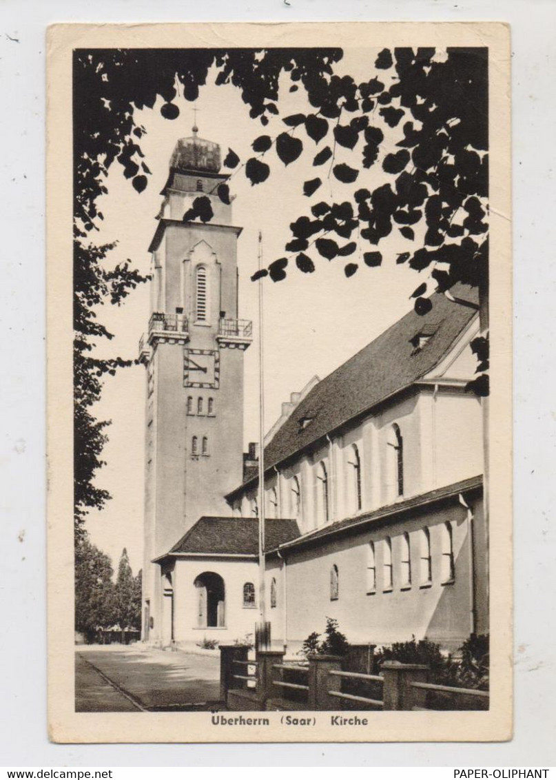 6636 ÜBERHERRN, Kirche, Kl. Druckstelle - Kreis Saarlouis