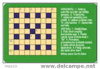 Latvia-Crossword Puzzle - Letonia