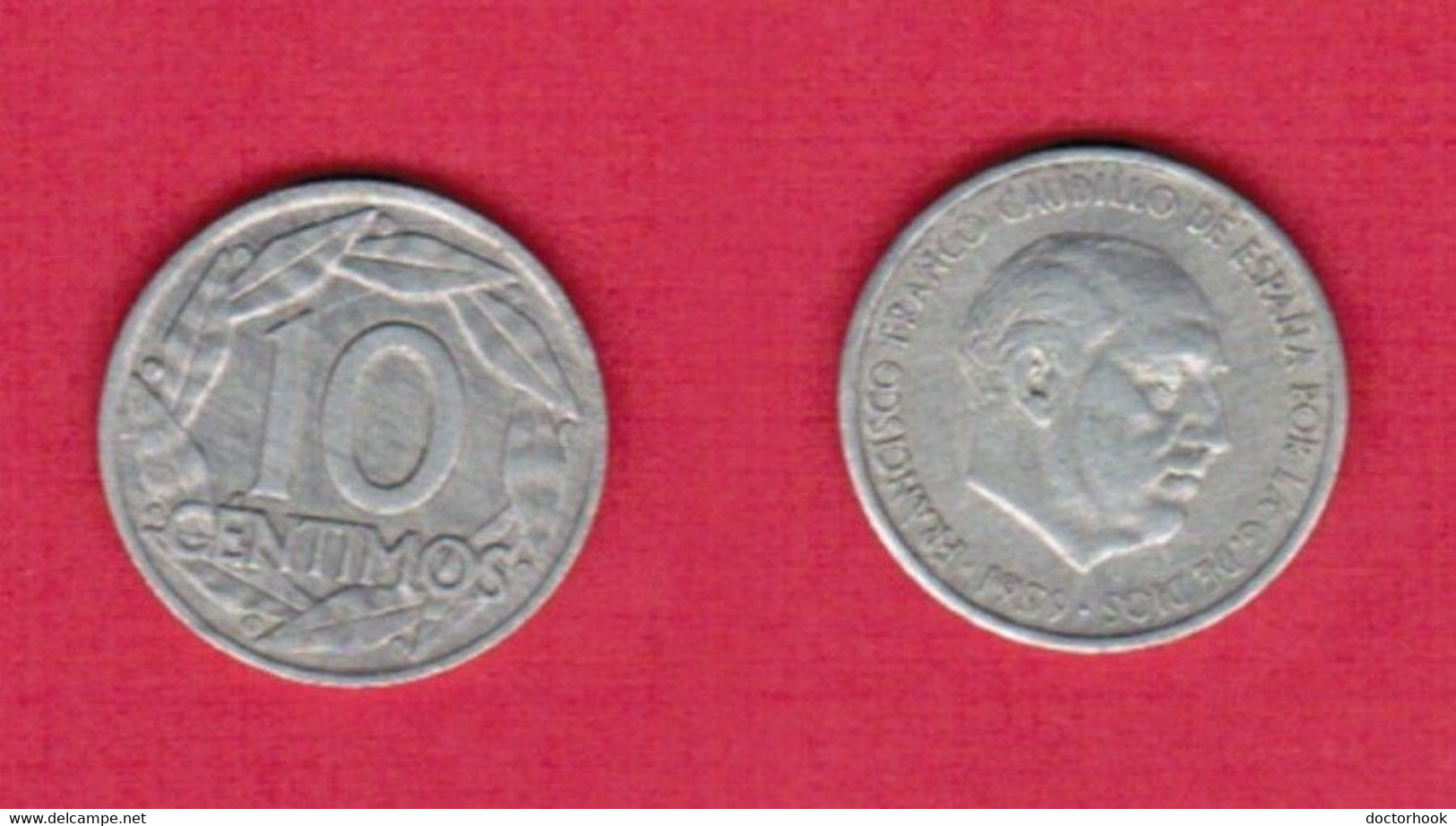 SPAIN   10 CENTIMOS 1959 (KM # 790) #6475 - 10 Céntimos