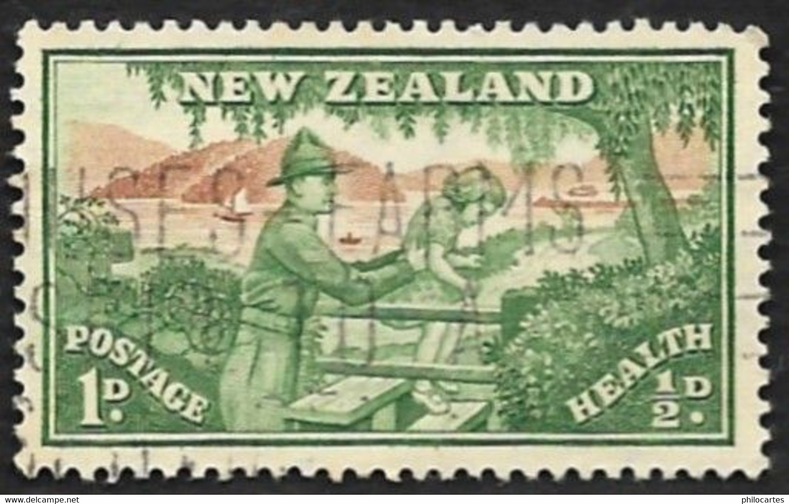 Nouvelle Zelande  1946  -  YT   283  - Health - Santé - Oblitéré - Gebraucht
