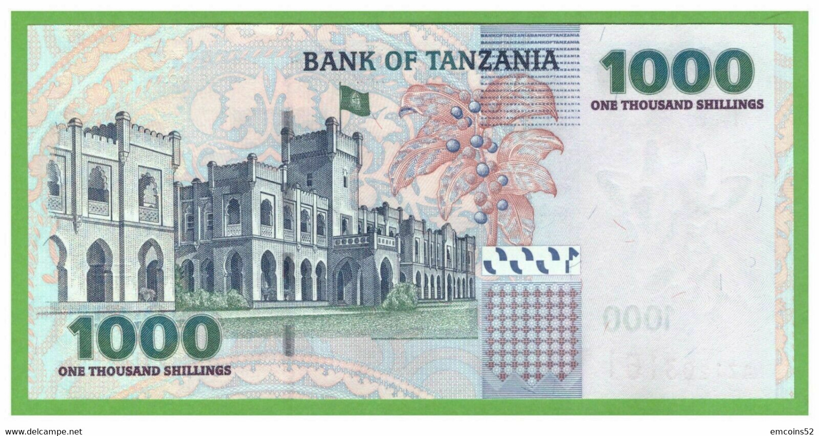 TANZANIA 1000 SHILLINGS 2003  P-36a  UNC - Tanzania