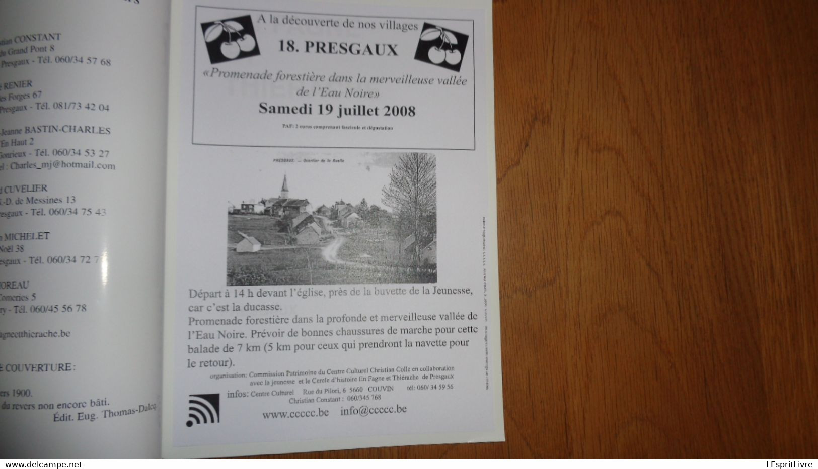 EN FAGNE ET THIERACHE N° 158 Régionalisme Presgaux Famille Naivin Bûcheron Charbonnier Vie Familliale Année 50 Petigny - Belgique
