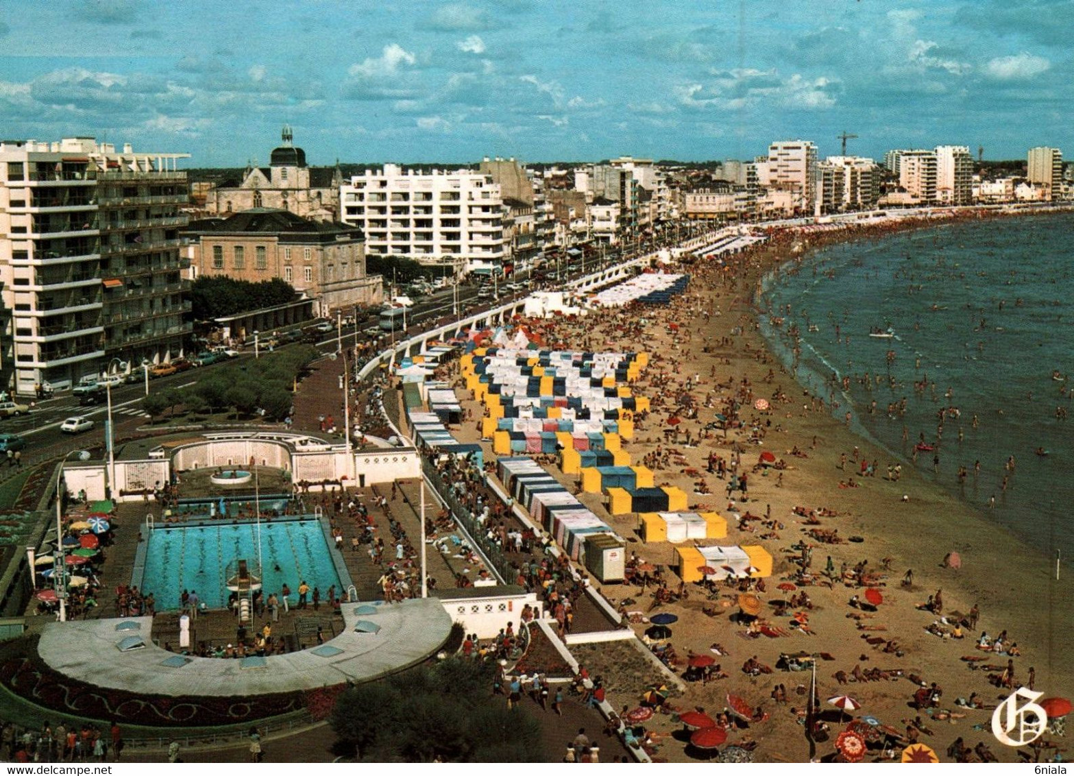 8648 Les SABLES D OLONNE La Plage, La Piscine Et Le Remblai   (scan Recto-verso) 85 Vendée - Sables D'Olonne