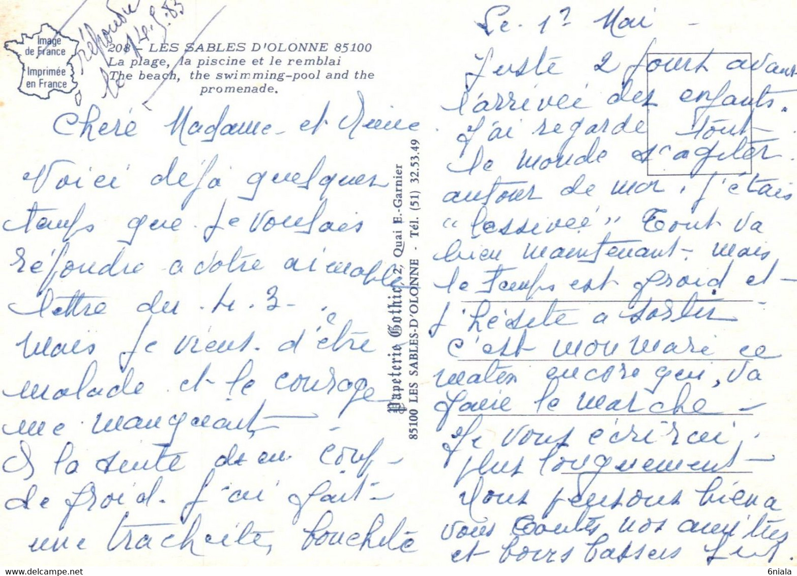 8648 Les SABLES D OLONNE La Plage, La Piscine Et Le Remblai   (scan Recto-verso) 85 Vendée - Sables D'Olonne