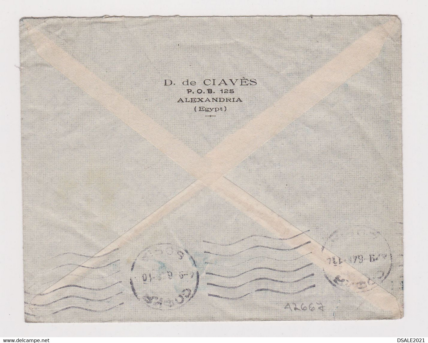 Egypt Egypte Ägypten 1948 Airmail Cover T.W.A. Carrier Alexandria Sent Abroad To Sofia-Bulgaria (42667) - Cartas & Documentos