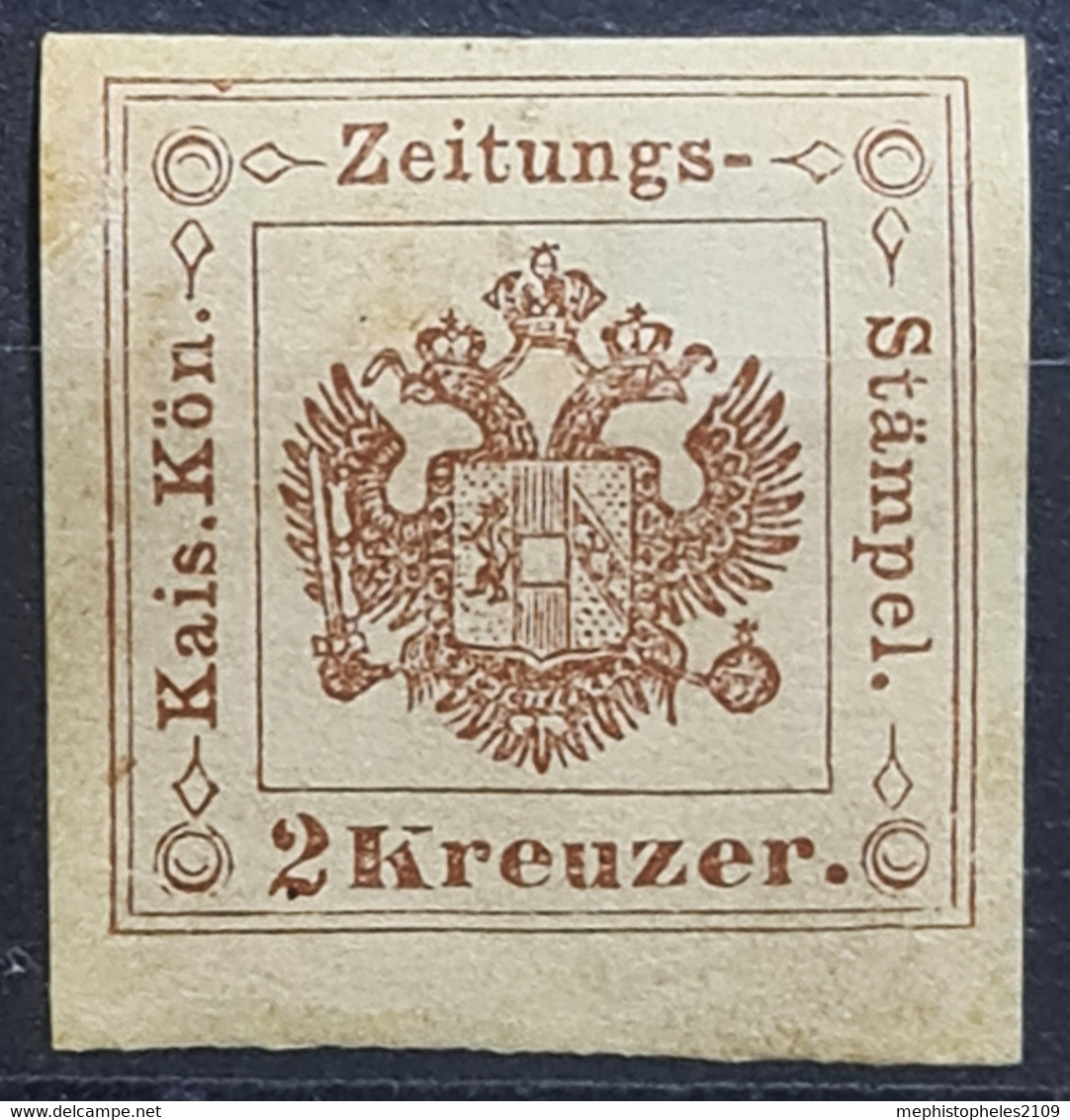 AUSTRIA 1877 - MNH - ANK 6 Ib - Zeitungsstempelmarke 2kr - Zeitungsmarken