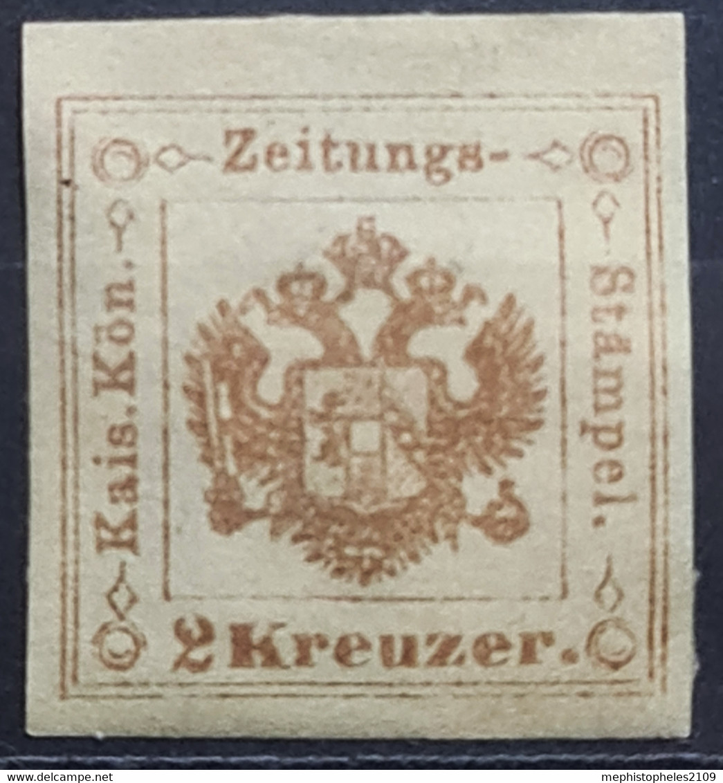 AUSTRIA 1877 - MLH - ANK 6 Ia - Zeitungsstempelmarke 2kr - Zeitungsmarken