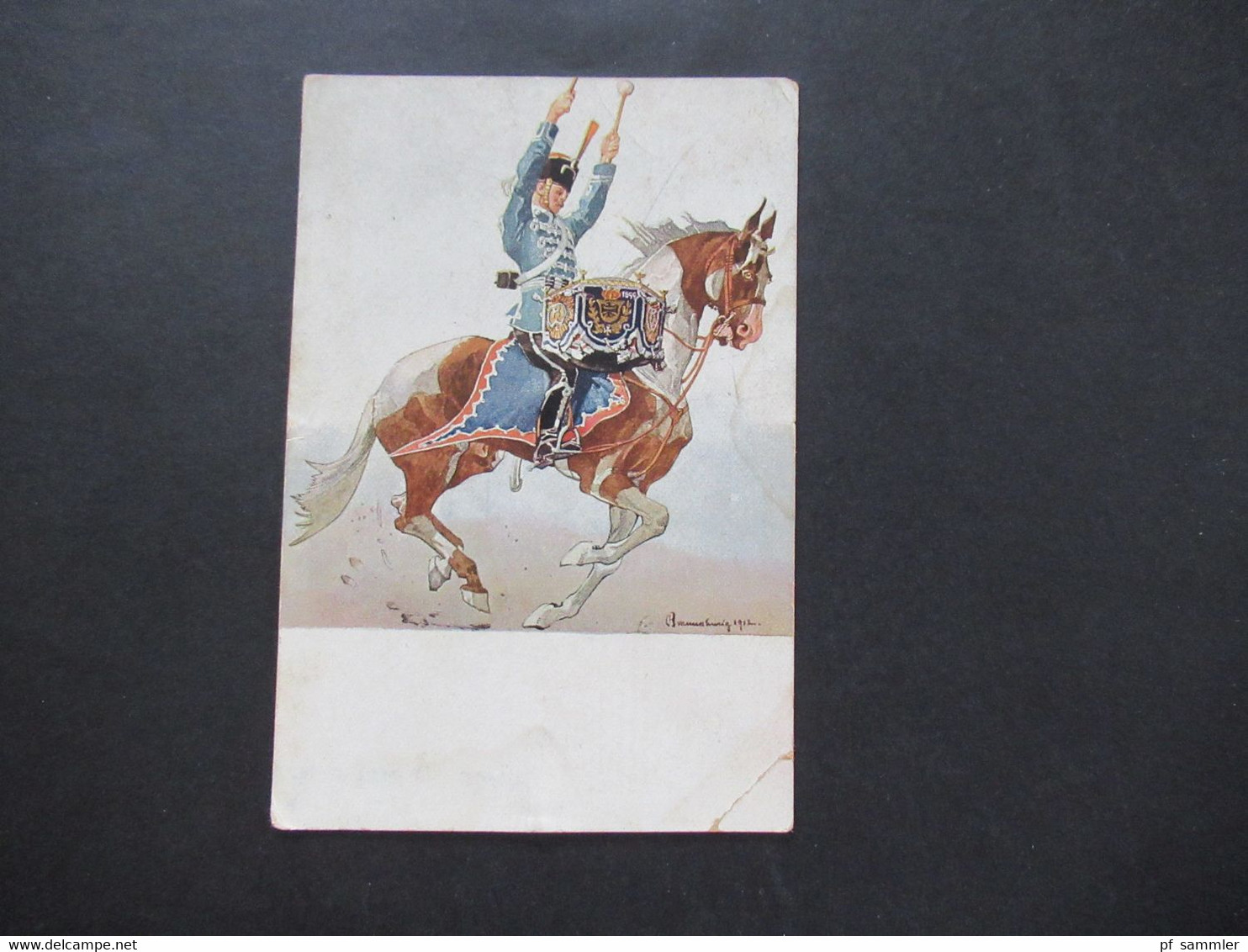 Künstler AK  Soldat Zu Pferde 1813 - 1913 Husaren Regiment König Humbert Von Iltalien / Kurhessische Garde - Otras Guerras