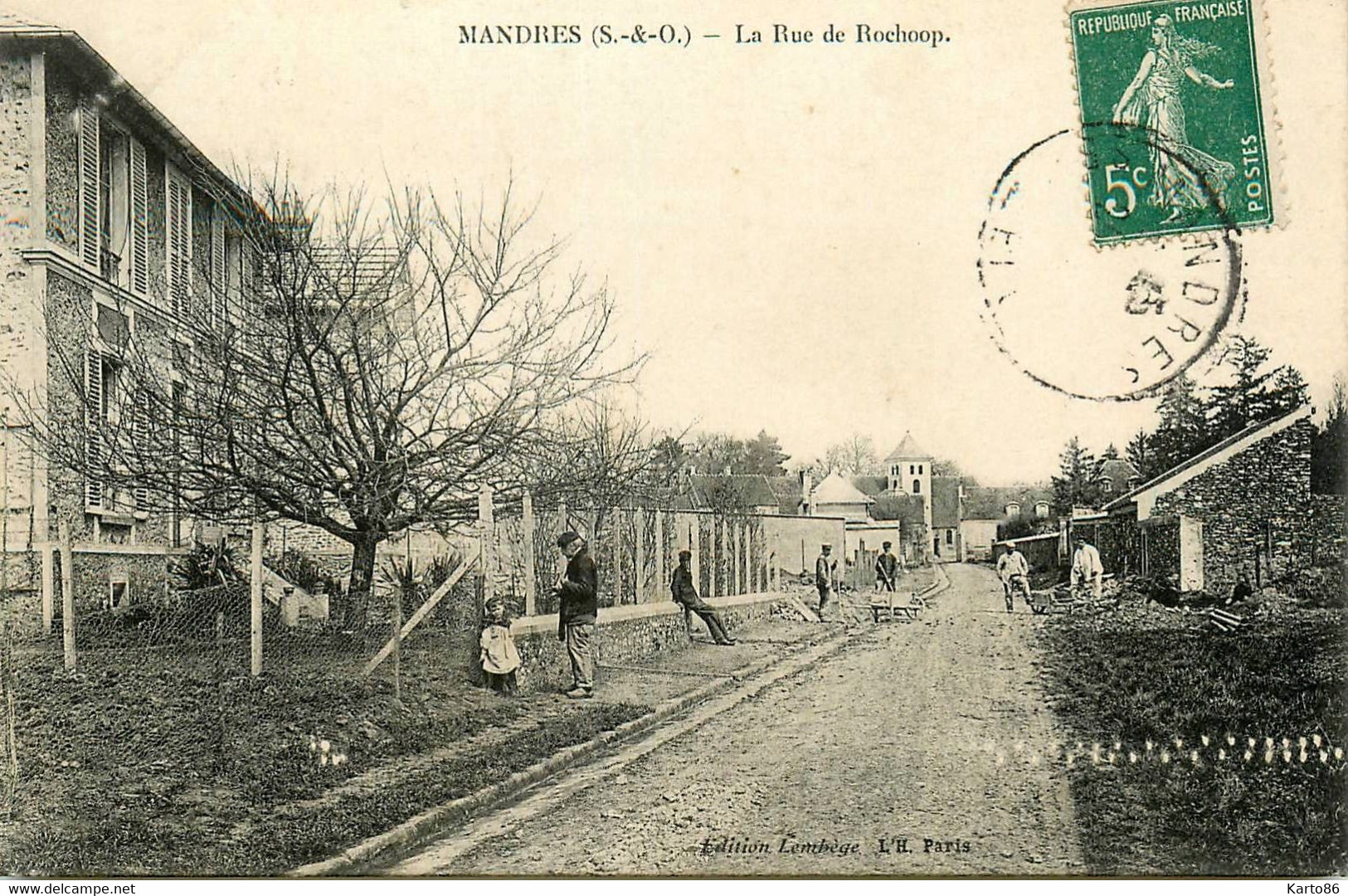 Mandres Les Roses * La Rue De Rochoop * Travaux - Mandres Les Roses