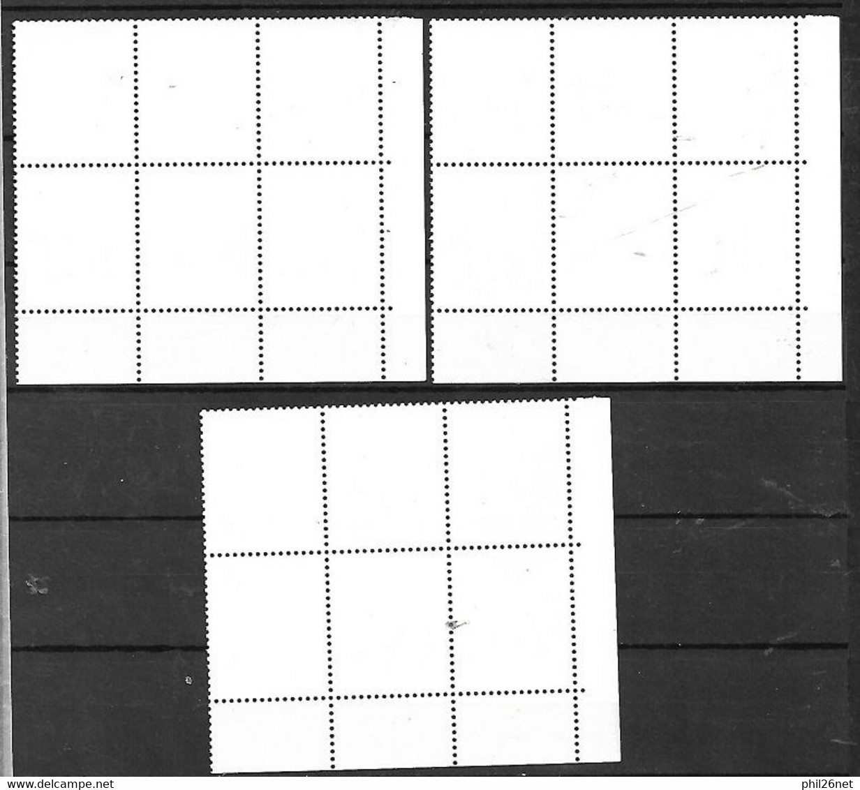 Suisse  N° 1384 à 1386 En Blocs De 6   Neufs  * *    B/TB   - Unused Stamps