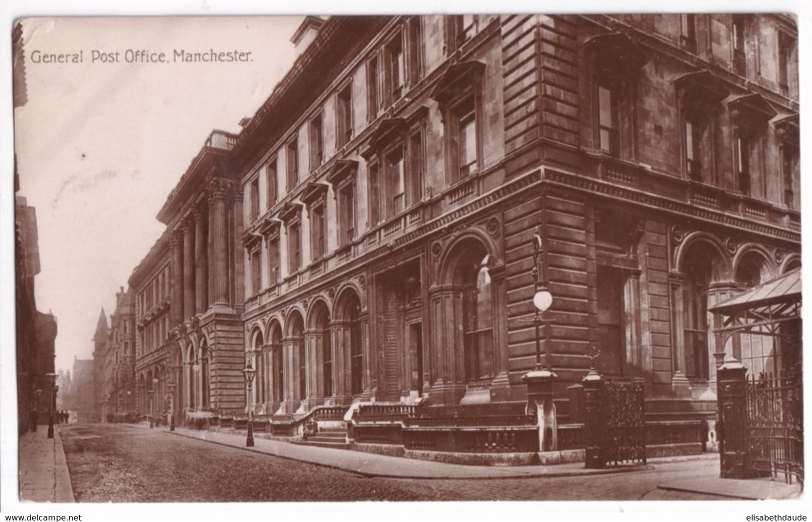 1913 - GB - CP De MANCHESTER => TAFORALT (BUREAU FRANCAIS RARE AU MAROC) Via TANGER BUREAU ANGLAIS ! - Lettres & Documents