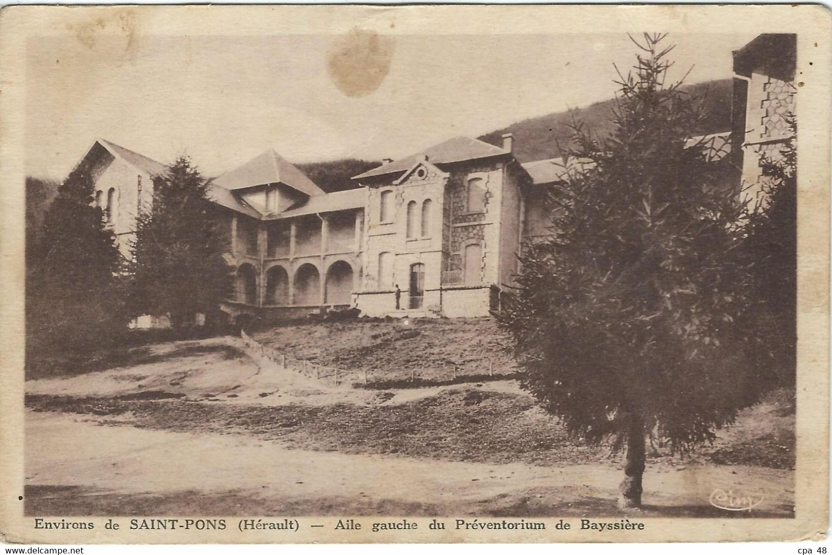 HERAULT : St Pons, Aile Gauche Du Préventorium De Bayssière - Saint-Pons-de-Mauchiens