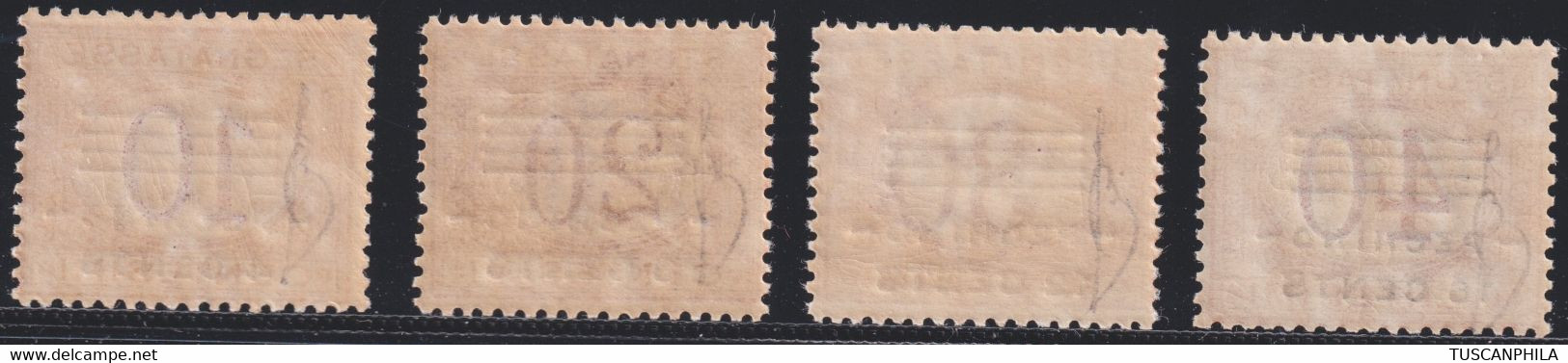 Pechino 1919 Segnatasse Serie Completa Sass. 9/12 MNH** Cv. 325 - Pechino