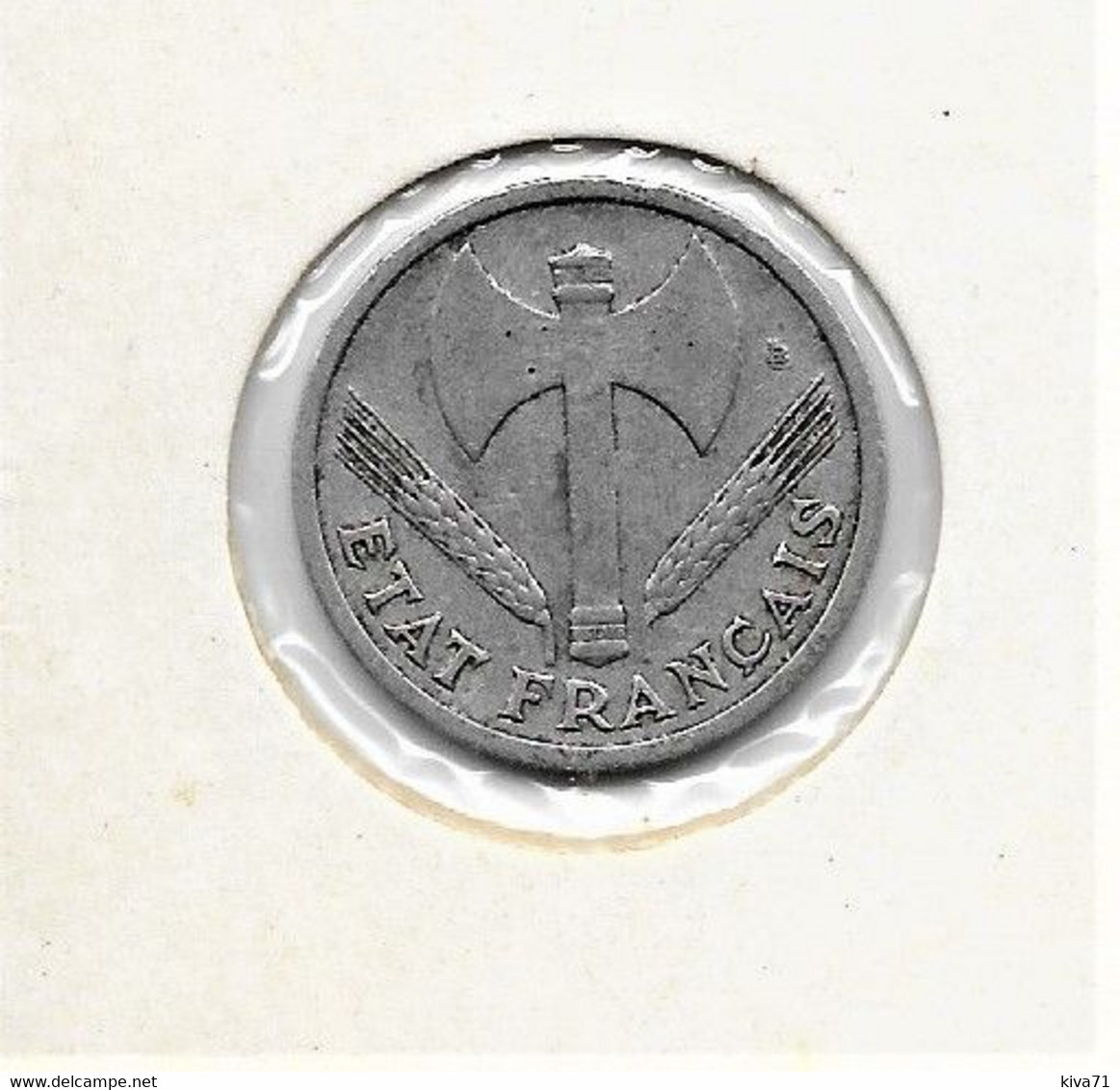 1 Franc  "BAZOR" 1943  Alu TTB - 1 Franc