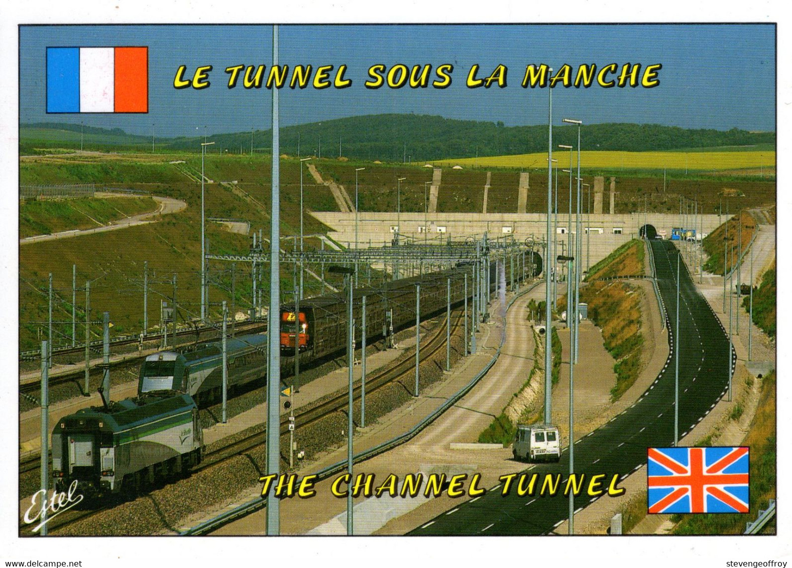 62 Pas De Calais Sangatte Eurotunnel Le Terminal Francais 1995 Bastian Paris - Sangatte
