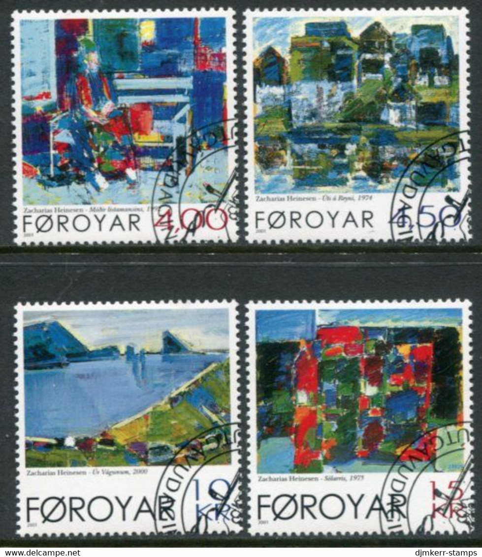 FAEROE ISLANDS 2001 Paintings Used  Michel 404-07 - Färöer Inseln