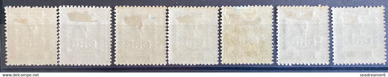 Danemark Service Surchargés N°174 à 180* Frais & TTB - Unused Stamps