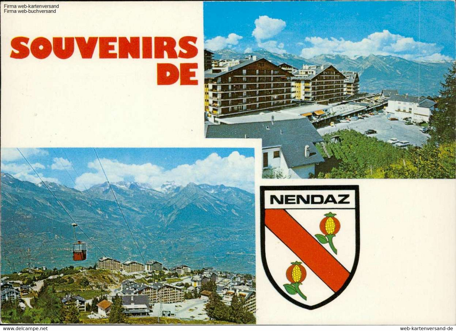 1085288 #7 Nendaz Teilansicht Mehrbildkarte - Nendaz