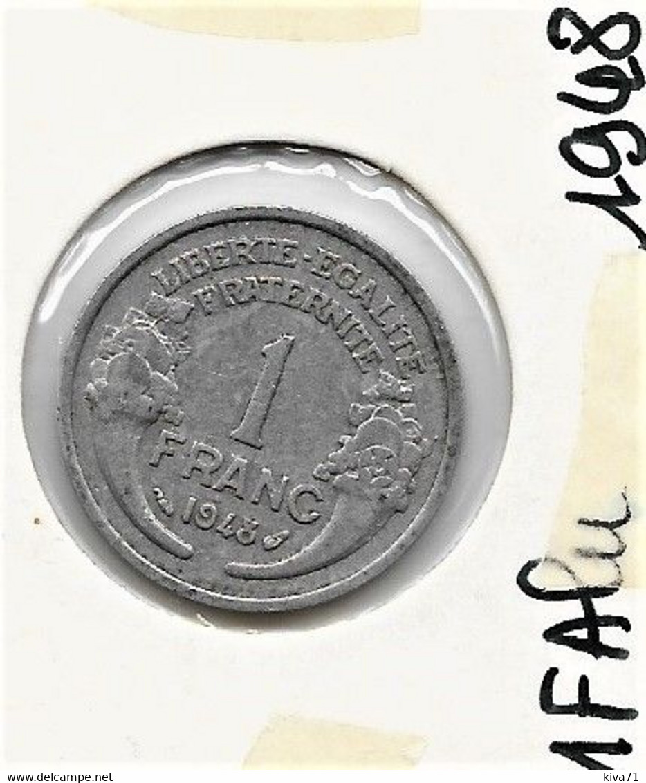 1 Franc  "Morlon" 1948  Alu TTB - 1 Franc