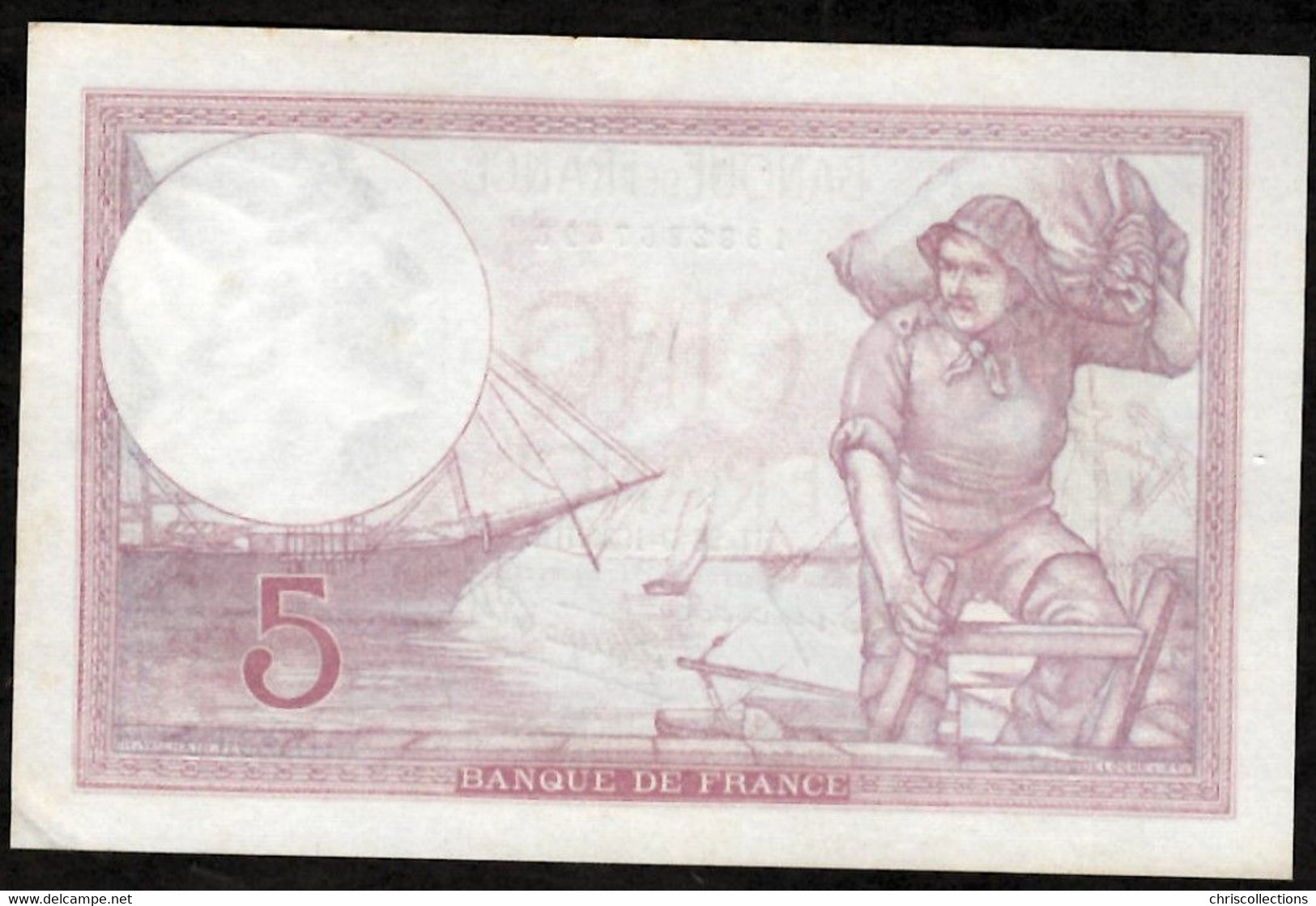 FRANCE - 5 Francs Violet - 28.9.1939 - F:4/10 -  N°S. - Petites Salissures, Petits Plis - TTB+ - 5 F 1917-1940 ''Violet''