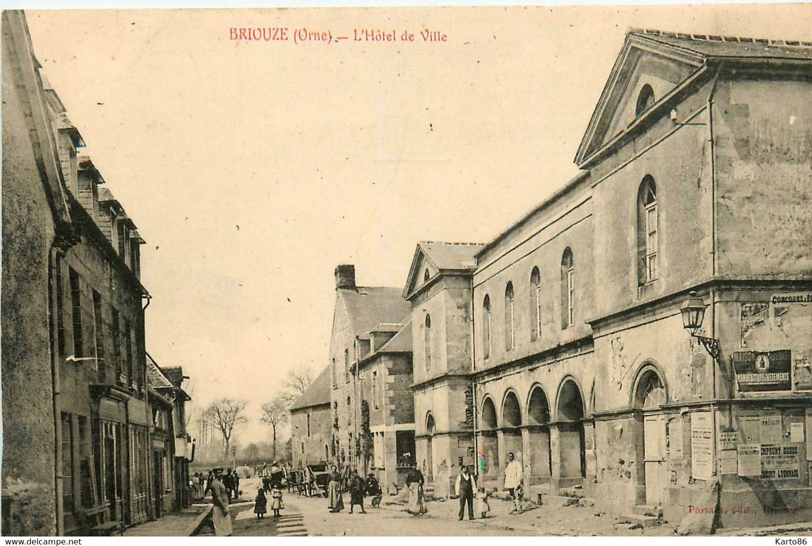 Briouze * Rue Et Hôtel De Ville - Briouze