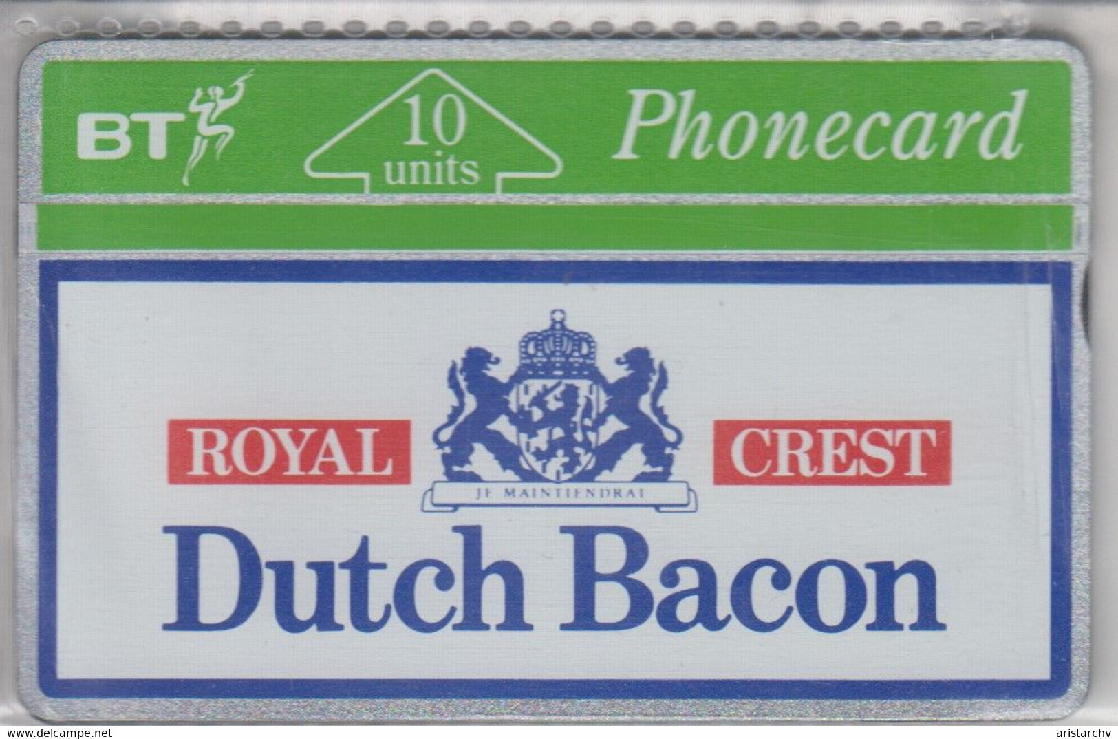 UNITED KINGDOM BT 1992 DUTCH BACON ROYAL CREST ASDA MINT - BT Werbezwecke