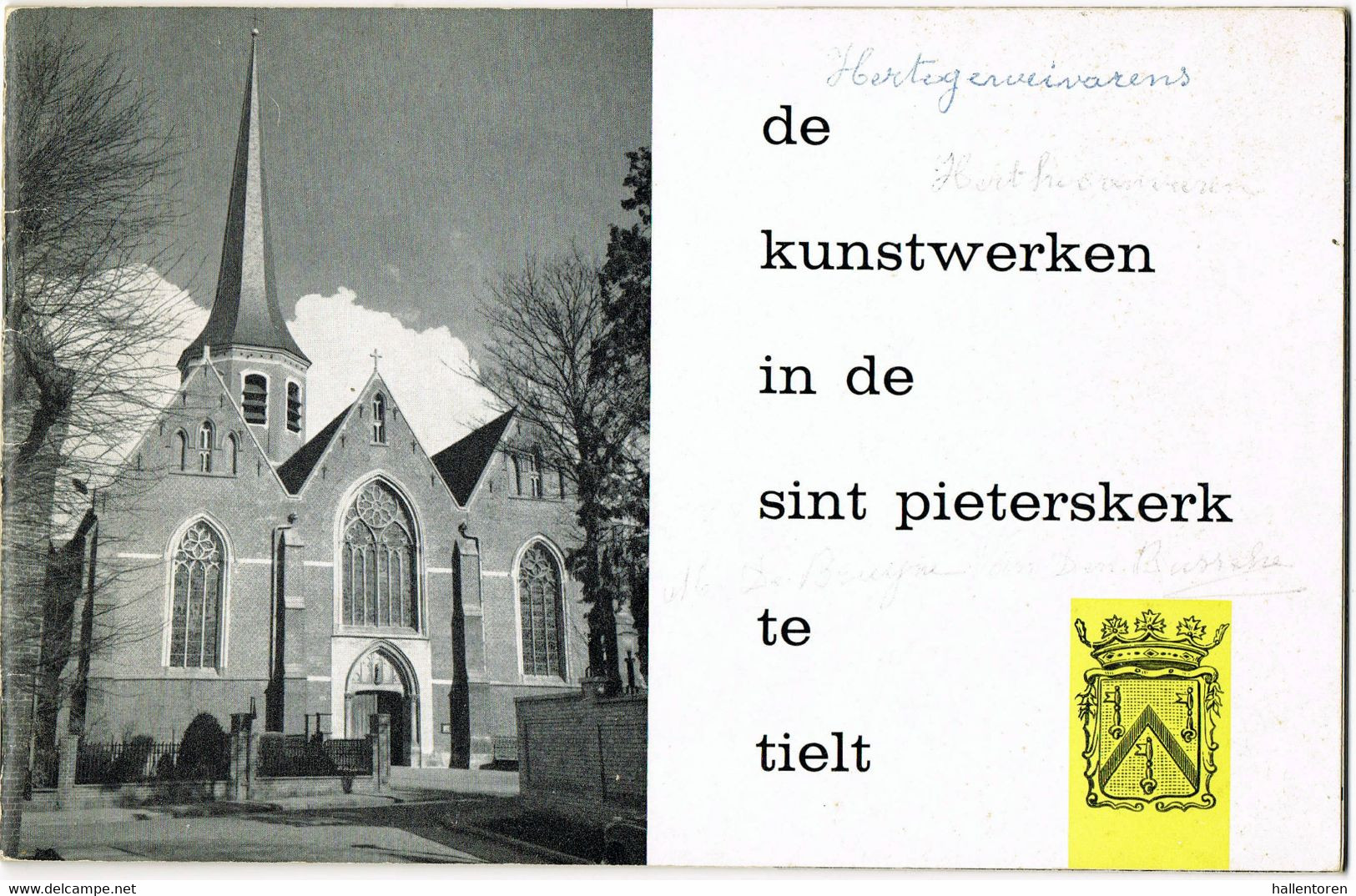 Tielt: 'De Kunstwerken In De Sint Pieterskerk Te Tielt' ( 29 Blzn. , 3 Scans) - Oud