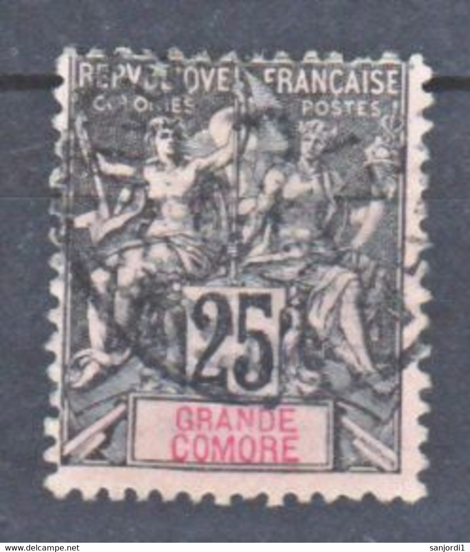 Grande Comore  8 Oblitéré Used Cote 25 - Used Stamps