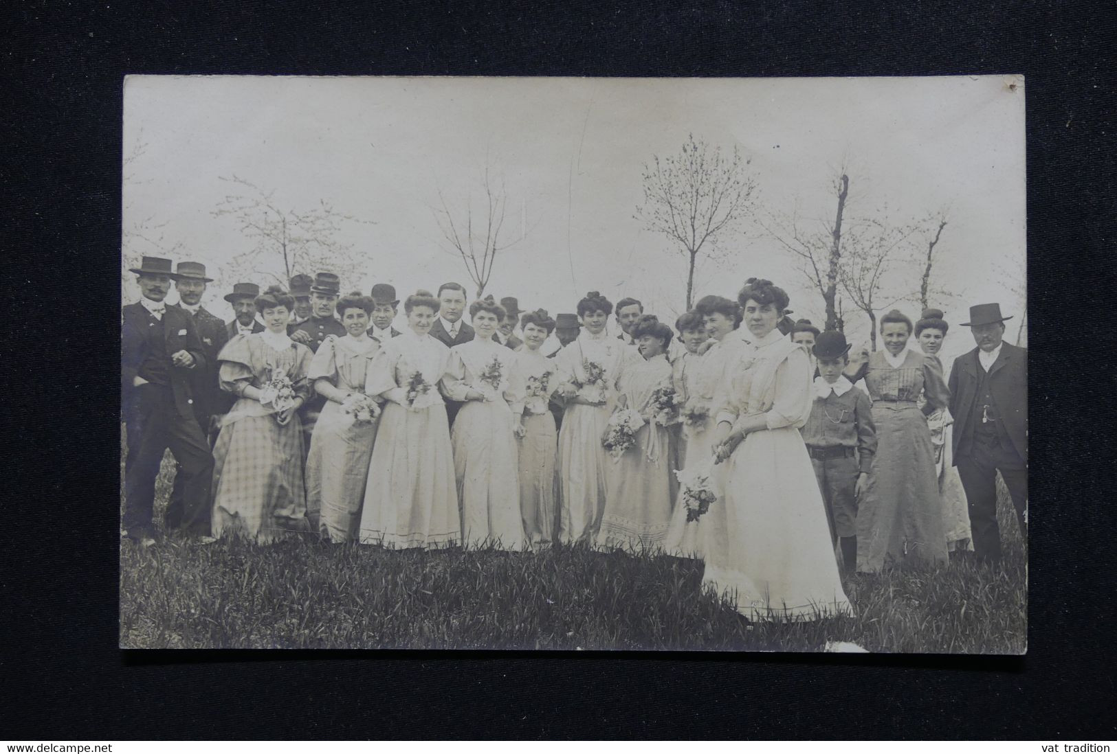 MARIAGES - Carte Photo D'une Noce à Cusset En 1908  - L 114662 - Noces