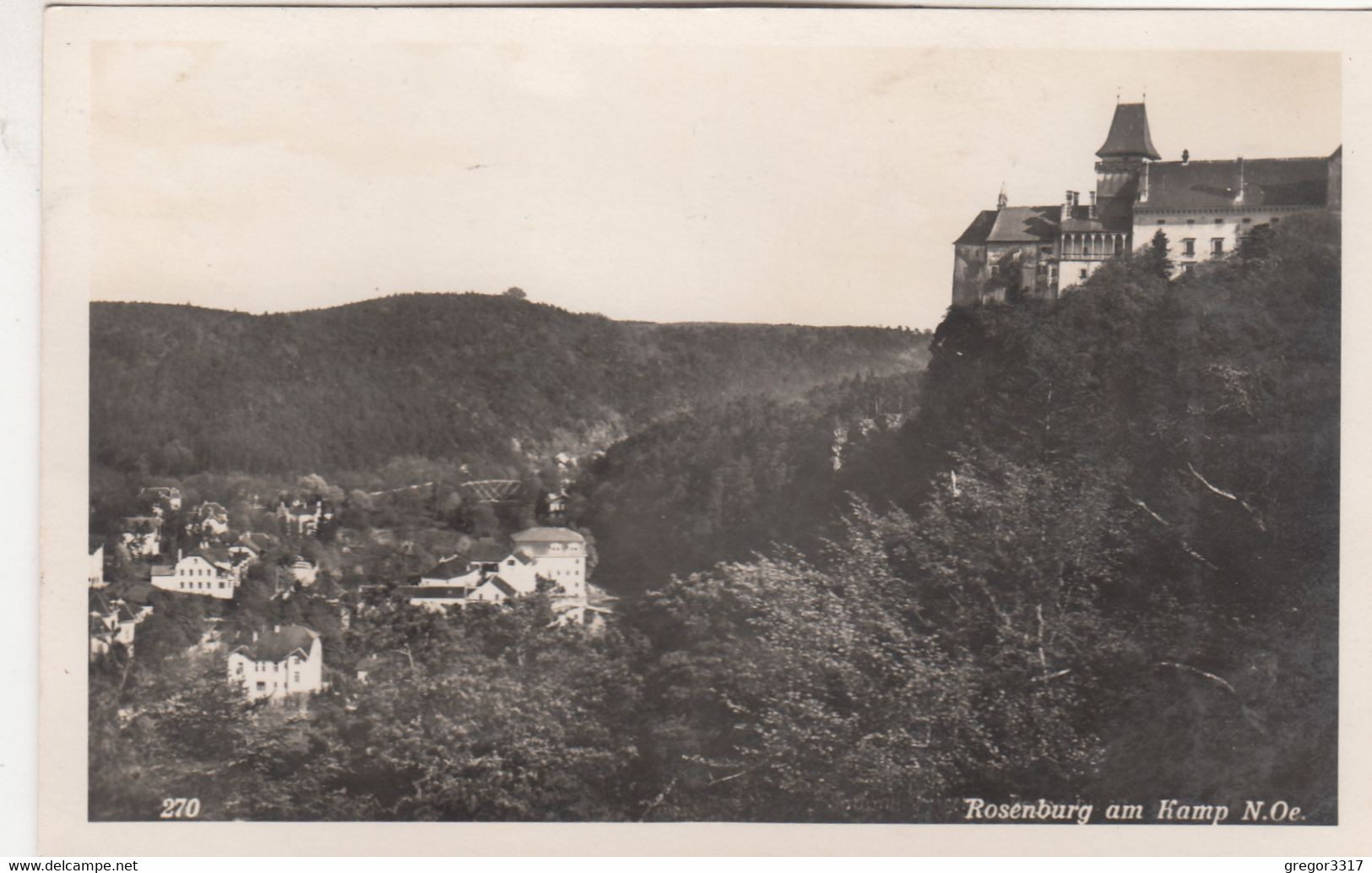 A6911) ROSENBURG Am KAMP - NÖ - Tolle Variante Mit Häusern Usw. ALT 1934 - Rosenburg