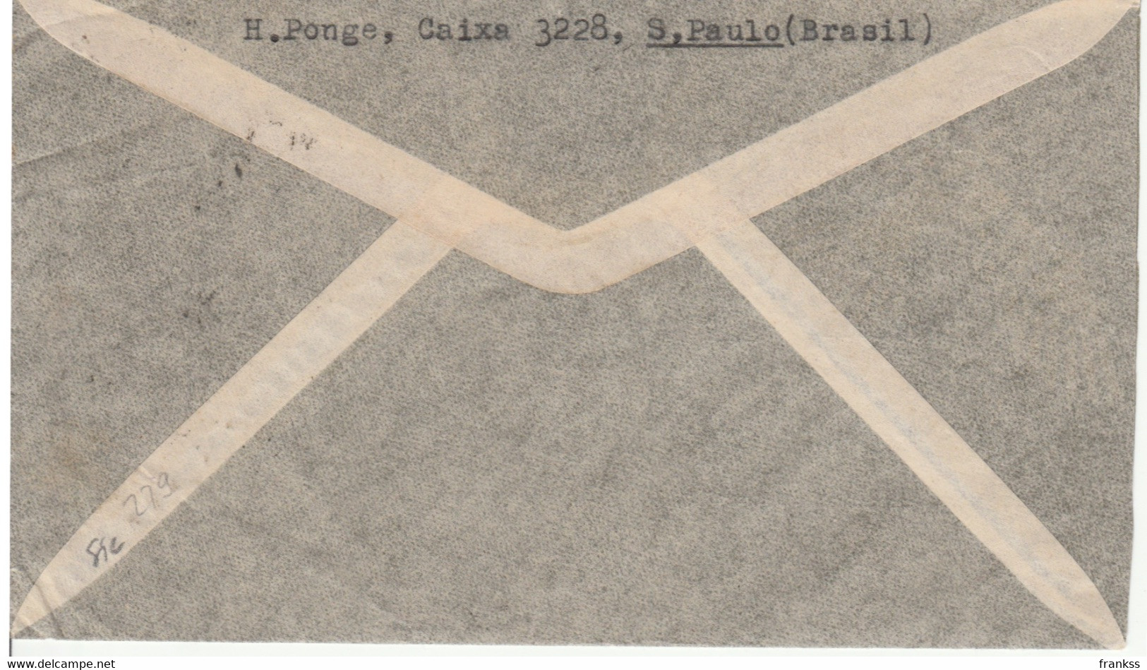 Luftpost  Graf Zeppelin Brasil - Suisse Sankt Gallen ???? - Storia Postale