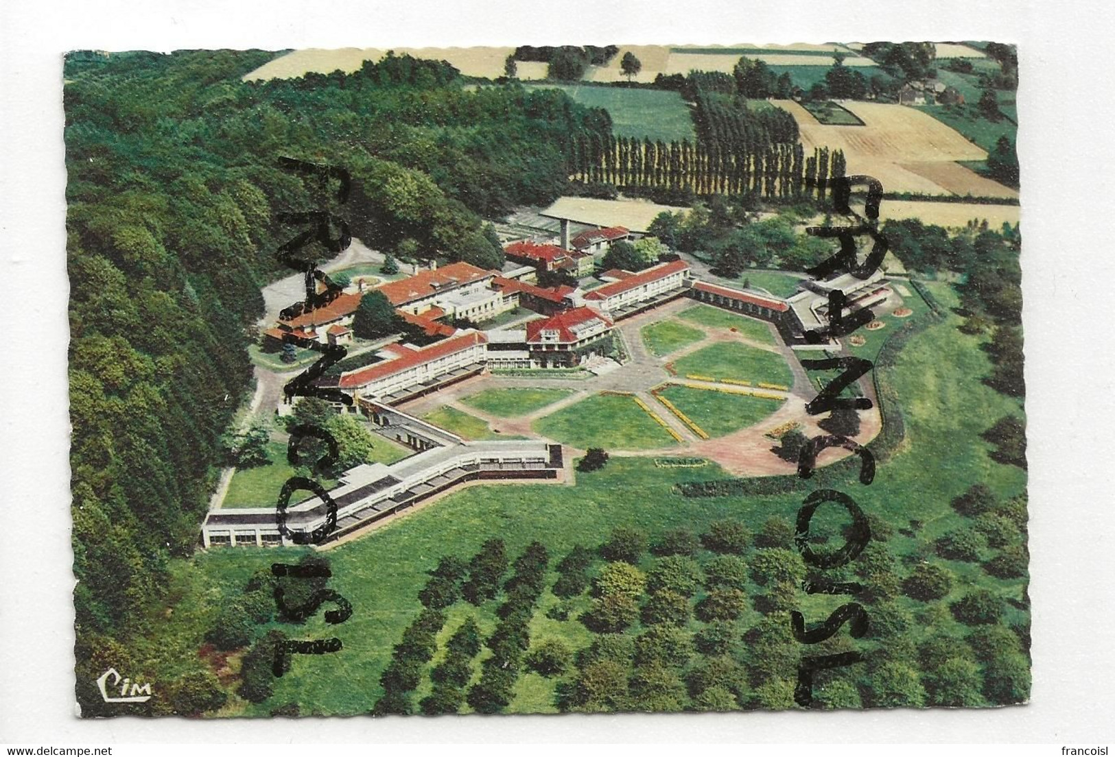 Belgique. Jauche. Vue Aérienne. Maison De Cure Et De Repos. "Fondation Charles De Hemptine". CIMcolor Helio. 1971 - Orp-Jauche