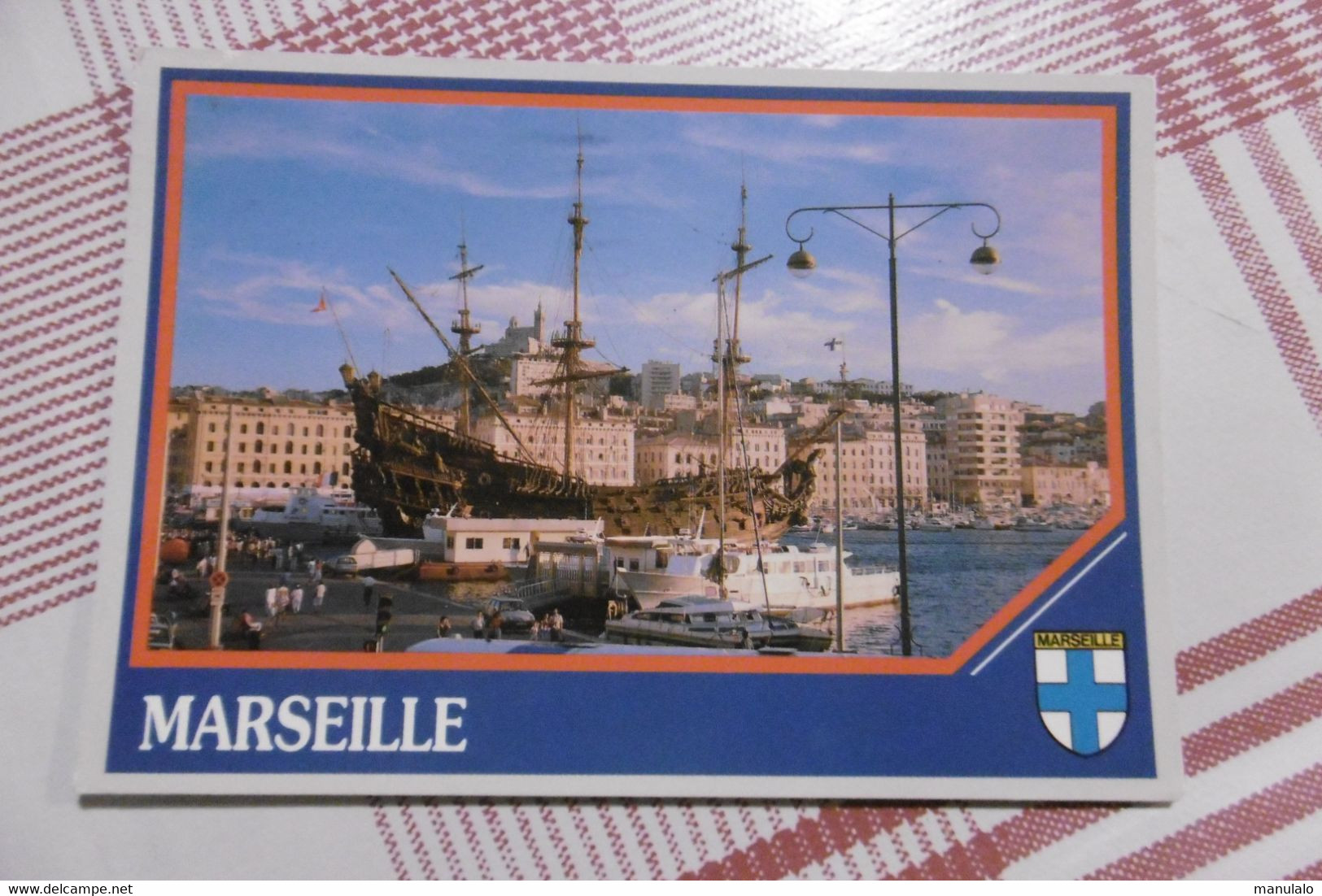 D 13 - Souvenir De Marseille - Bateaux - Trois Mats - Vieux Port, Saint Victor, Le Panier